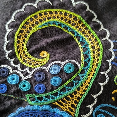 C'est lundi, c'est broderie.